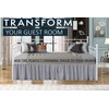Daybed Skirt with Split Corners Twin - Daybed Dust Ruffle