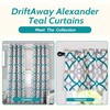 DriftAway Alexander Pattern Match Blackout Valances for Windows 250GSM Geometric
