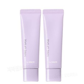 The Saem (Hyundai Hmall) The Saem Saem.mul Airy Cotton Makeup Base 02 Lavender 2 pcs. / (현대Hmall) 더샘 샘.물 에어리 코튼 메이크업 베이스 02 라벤더 2개