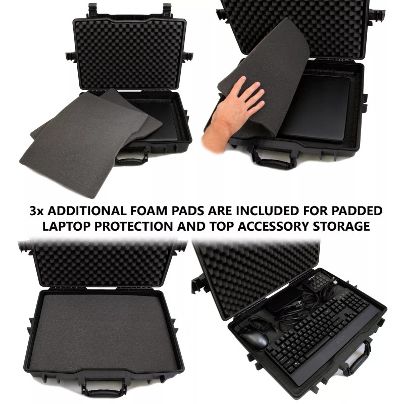 CASEMATIX Custom Waterproof Laptop Case for Dell Alienware Laptop and