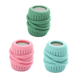 SAFIGLE 3pcs Reusable Laundry Washing Balls for Clothes Cleaning Tpe Sponge Tangle Design Pet Hair Remover Durable Household Laundry Supplies Dirt Removal Random Color