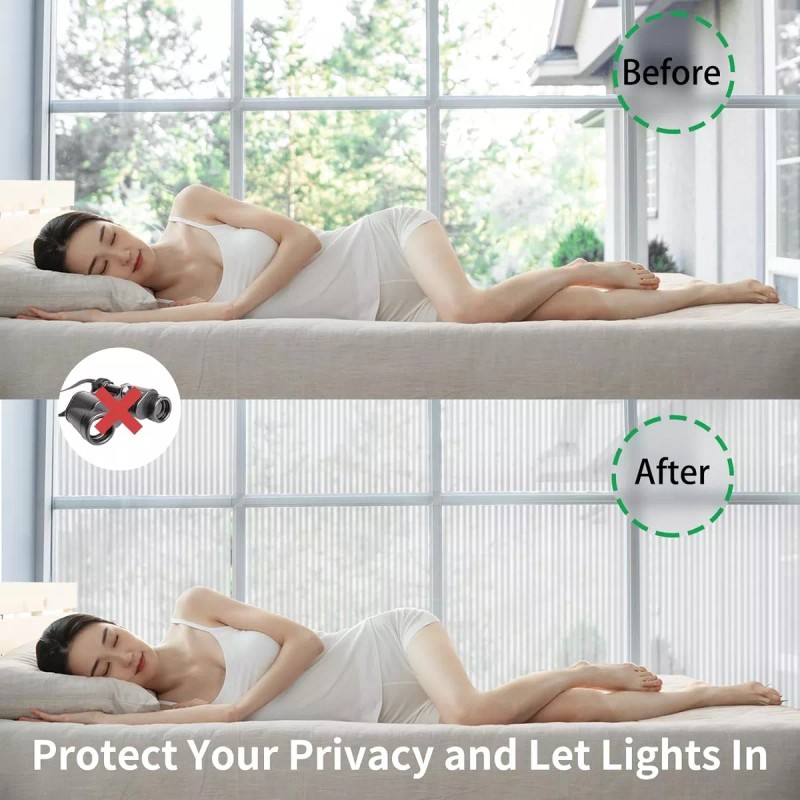 MINI BOXX Pelicula Para Ventanas Baño Privacidad 3d Decoracion Pared