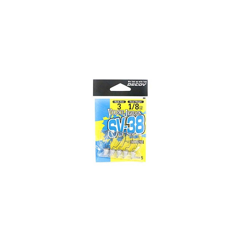 カツイチ(Katsuichi) デコイ SV-38 バイオレンスジグヘッド #3-3.5g (1/8oz)