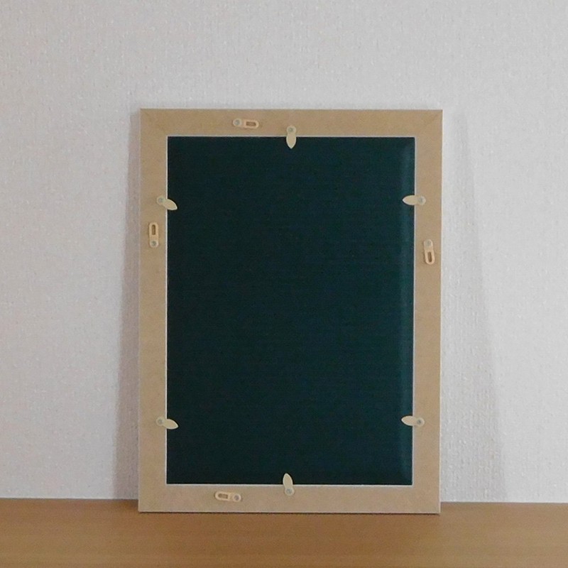 Poster Frame, Wooden, UV Protection Pet Board Specifications (White, A4