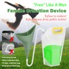Female Urinal, Reusable Female Urination Device, Standing or Squatting Pee