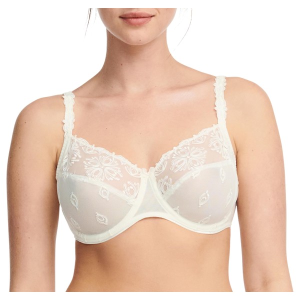 Chantelle Champs Elysees Underwire Full Coverage Unlined Bra (2601) 36F/Ivory