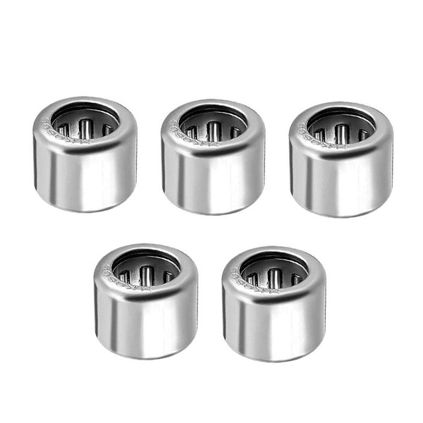 Othmro HF0810 Pull Out Cup Needle Roller Bearing Open End 8mm Bore Diameter 12mm OD 10mm Width Steel Bearing Manufacturing Industrial 5pcs 8x12x10mm Diameter 8mm OD12mm