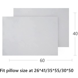 Kids Toddler Pillowcase, 2 Pack 100% Organic Cotton Pillow Case Pillowslip 14 x 20 Fits Pillows sizesd 13 x 18 or 12x 16 for Kids Bedding Pillow Cover, Envelope Closure Baby Travel Pillow Cases Gray