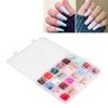 Coffin Press On Nails Tips, Coffin Fake Nails 576pcs Multi