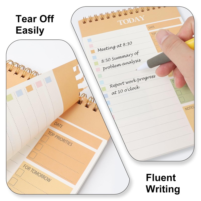 ZTOWOTO A5 Weekly Planner – 1 Pack Undated To Do