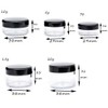 ZEJIA 10pcs Sample Containers with Screw Lids,5 Size 3/5/10/15/20 Gram