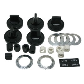 Universal Gas Burner Range Knob Kit for Whirlpool GE Frigidaire Kenmore