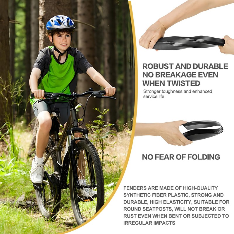 FAELNK Bicycle Mudguard Set Front and Rear Children's Bicycle Mudguard
