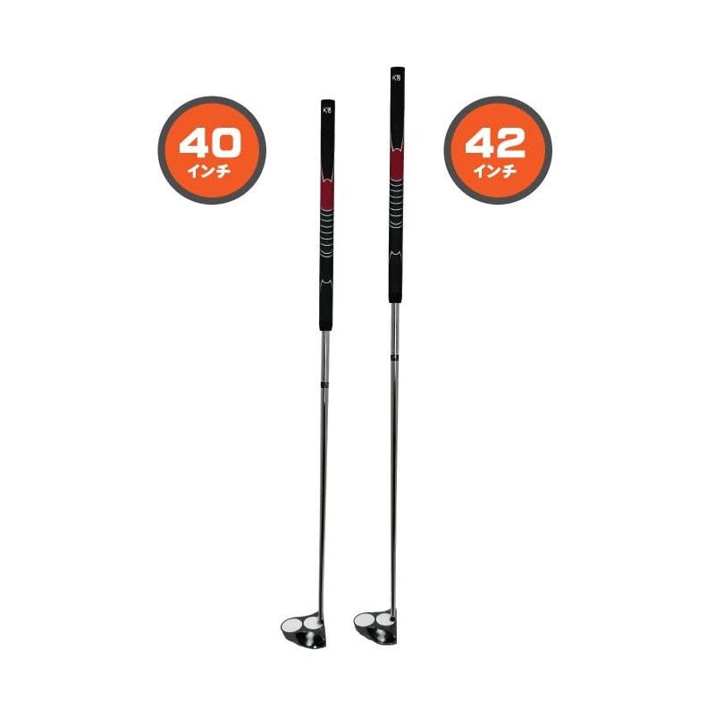 Ken Giannini KG-06 Medium Putter Japanese 2 Ball/Center Shaft (40")