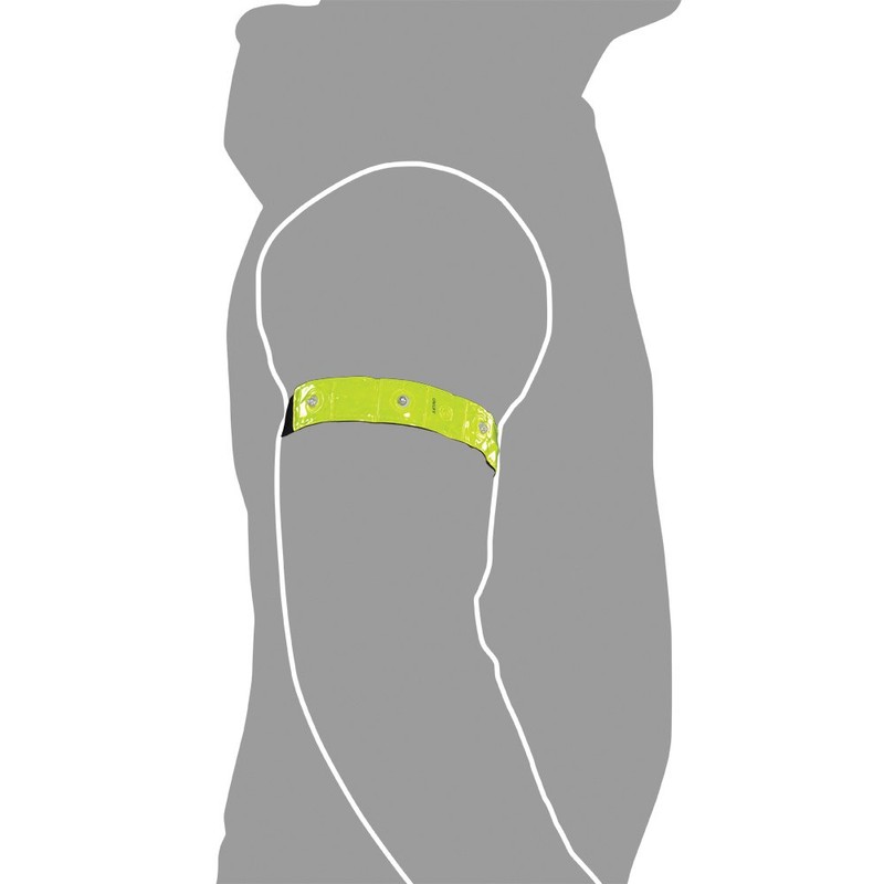 Oxford Bright Plus Wearable Reflective LED Arm/Ankle Band - Yellow,