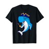 Cartoon Pirate Whale Character For Kids T-Shirt