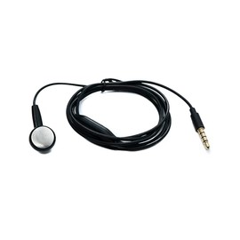 System-S Mono Headset Earphones 120 cm AUX Jack TRRS 3.5 mm Plug Microphone
