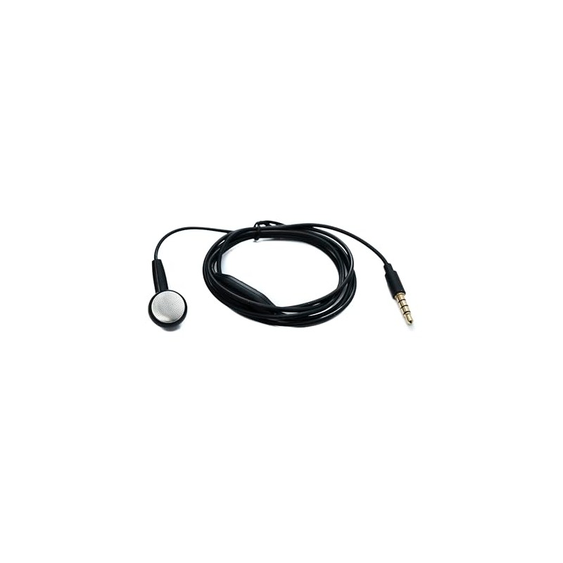 System-S Mono Headset Earphones 120 cm AUX Jack TRRS 3.5