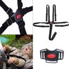 Baby High Chair Straps - Black Adjustable 5 Point Harness