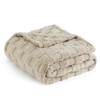 Bedsure Fleece Throw Blanket for Sofa - Soft Checkered Single