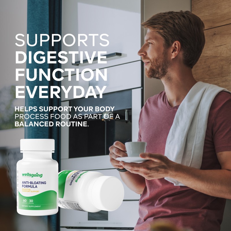 Anti-Bloating Formula – Digestive Enzymes & Herbal Blend for Bloating