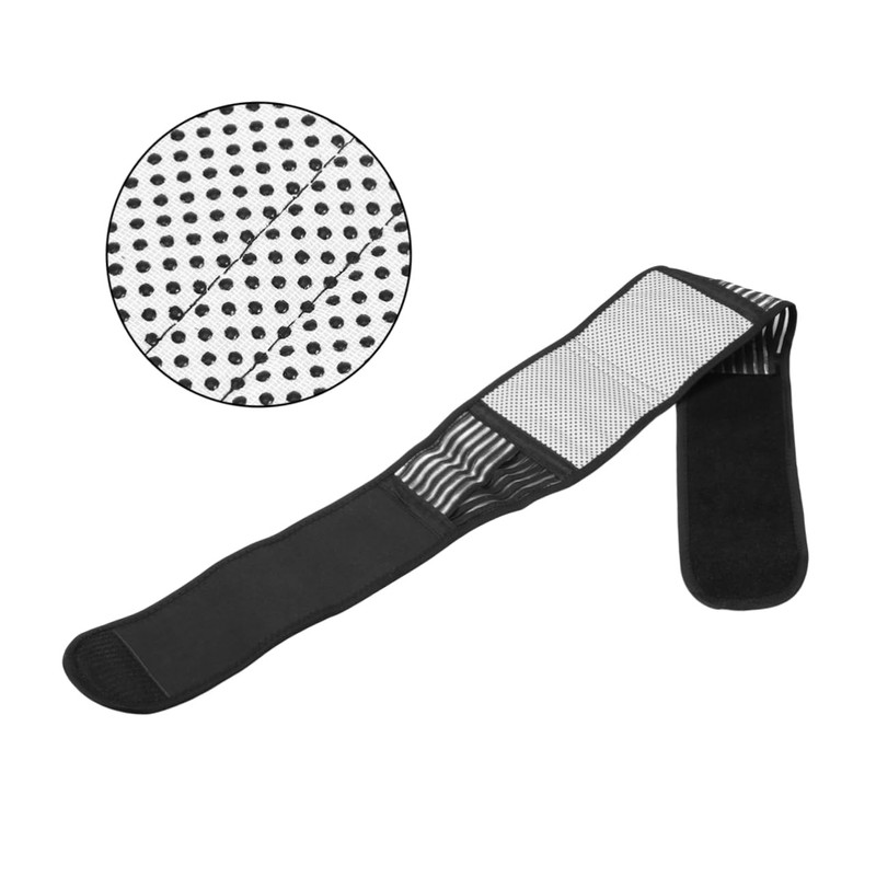 ORFOFE Adjustable Double Pull Strap Support Lumbar Brace Belt Heat