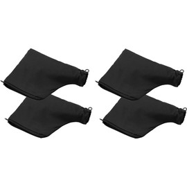 Black Dust Collection Bag for 255 Miter Saw - with Zipper and Adjustable Wired Bracket, Easy to Carry and Store (Pack of 4)