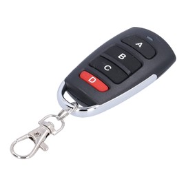 Akozon Garage Door Remote Control 433Mhz 4 Buttons Universal Cloning Copy Cloner Garage Door Remote Control Key