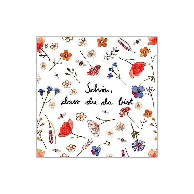 20 Napkins Beautiful in the Middle of Nature, Table Decoration,