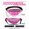 KGDUYC Bum Bag Fashion Waterproof Belt Bag Compartments with Zip
