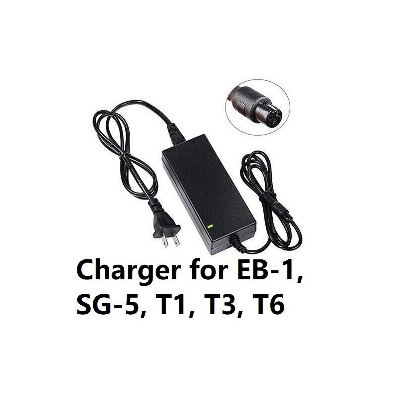 Swagtron Replacement Charger for EB-1, SG-5, T1, T3, T6 &
