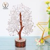 YATSKIA Clear Quartz Crystal - Tree of Life Chakra, Stone