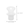 Sosoport 10pcs Leakproof Hot Water Bottle Caps Durable Spiral Sealing