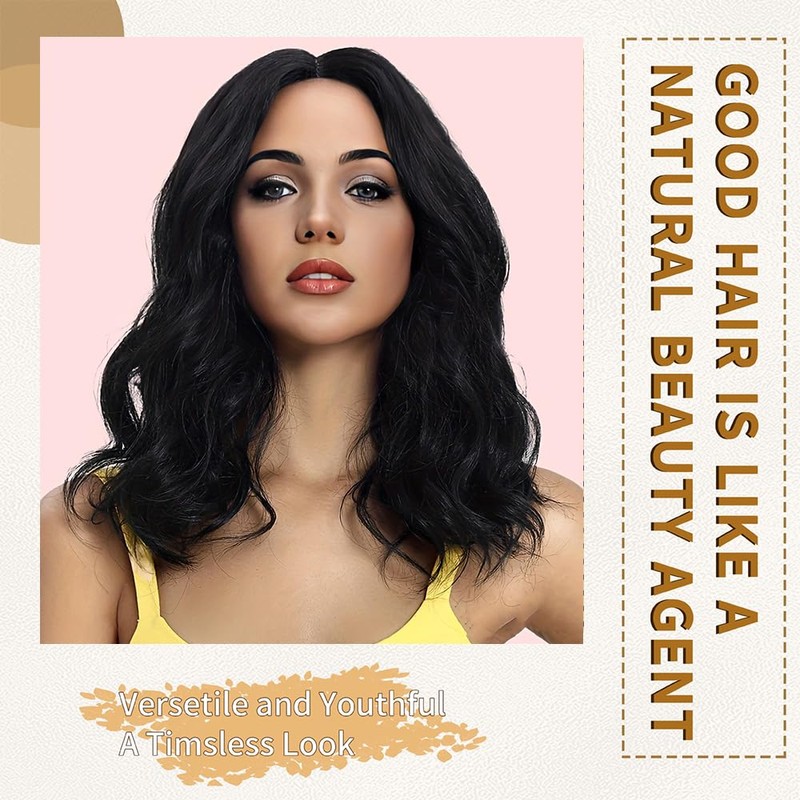 XFSRG Hair Topper für Frauen Synthetische Lange Gewellt Haarverlängerung Leichtes