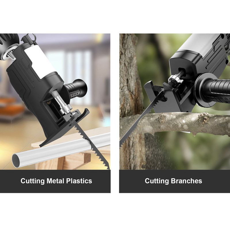 Electric Drill Modified-Saws Household Handheld Reciprocating-Saws Portable Woodworking Cutting Tool