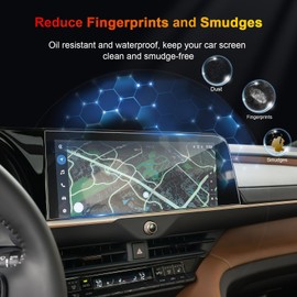 BSTW for 2025 Toyota Crown Signia Screen Protector for 2023-2025 Toyota Crown & 2025 Crown Signia XLE/Limited 12.3-in 2025 Crown Accessories Tempered Glass Protective Film