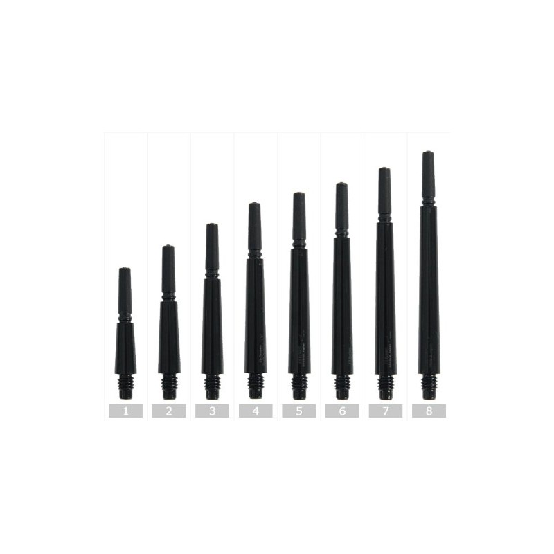 COSMO DARTS shaft Fit Shaft GEAR normal lock D Black