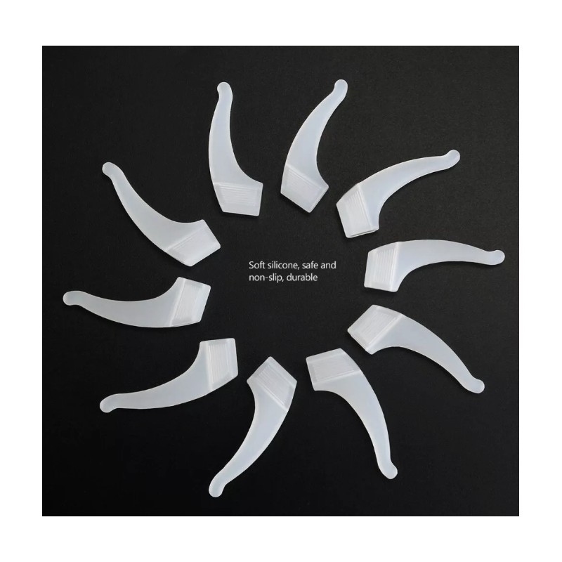 None 5 Pairs Ear Grip Hook Lock Holders Non-slip Grips