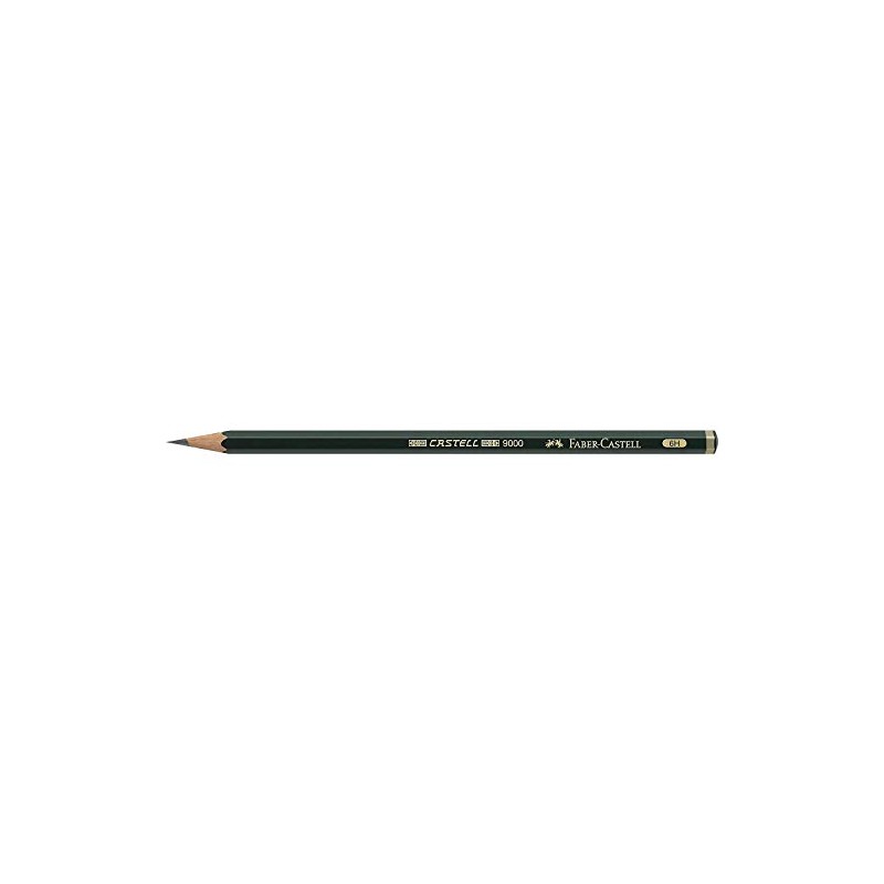 Castell 9000 Black Lead Pencils, 6H