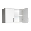Prepac White Cabinet: Elite Wall Cabinet, WEW-3224 Garage Cabinet with
