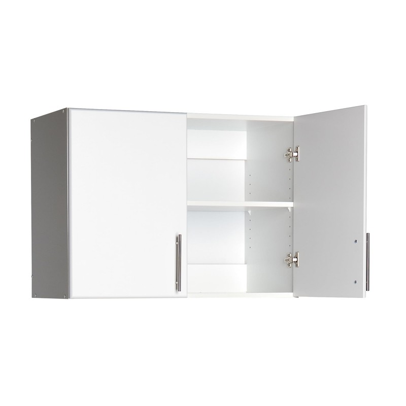 Prepac White Cabinet: Elite Wall Cabinet, WEW-3224 Garage Cabinet with