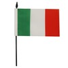 Italy Table Flag 4'' x 6'' - Italian Desk Flag
