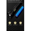 Aeternam Rechargeable Tac Flashlight, 1000+ LMS, Zoomable, LED, USB, IP65,