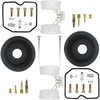 2-Pack Carburetor Repair Kit with Diaphragm Float Replacement for Kawasaki Ninja EX250 250R 2001-2012 Carb Rebuild Kits