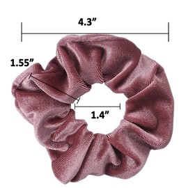 JSBelle Set de 20 Peinados para el cabello, Velvet Elastic Hair Bands para mujeres o niñas (20 colores)