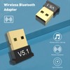 2 Pack Bluetooth 5.1 EDR USB Adapter for PC Receiver