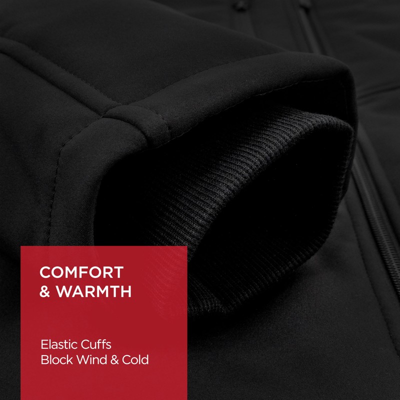 Radians Men's Standard Heated Apparel-Jackets, Black