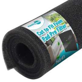 Chiligent Cut to Fit Foam Pad Pre Filter, 17"x 39.4" Air Filter Foam Sheet, Filter Replacement for Air Conditioners, Air Purifiers, Dehumidifiers, Range Hoods, Trash Cans, 3D Printers, 1 Pack