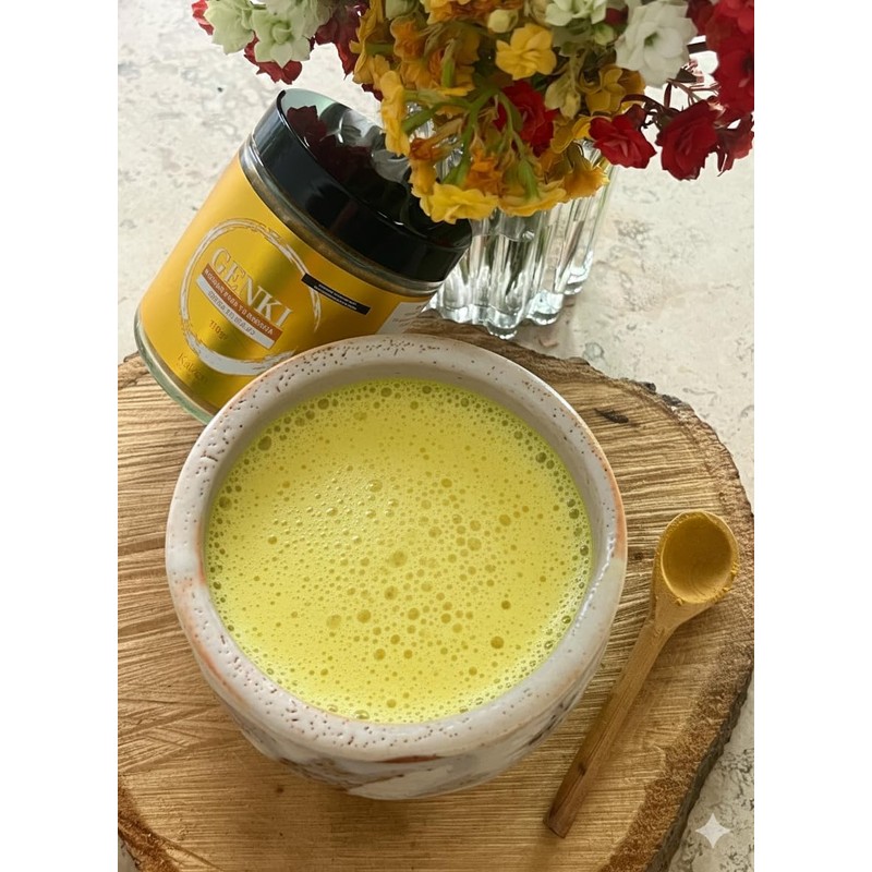 Genki ? Golden Milk Fortalecida con Inulina de Agave, Maca