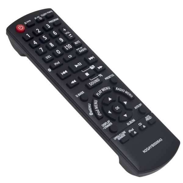 Beyution N2QAYB000643 Replaced Remote Control Fit for Panasonic Compact Stereo